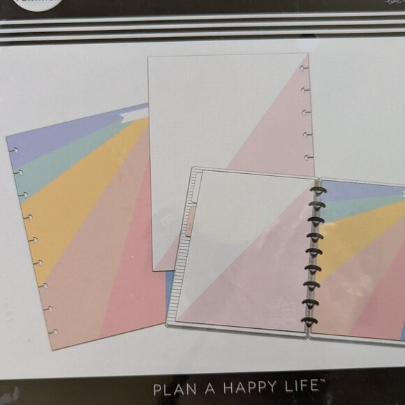 NWT Happy Planner 40 pgs 'Everyday' Classic Rainbow Sheet Filler Paper Pack NEW - Picture 4 of 8